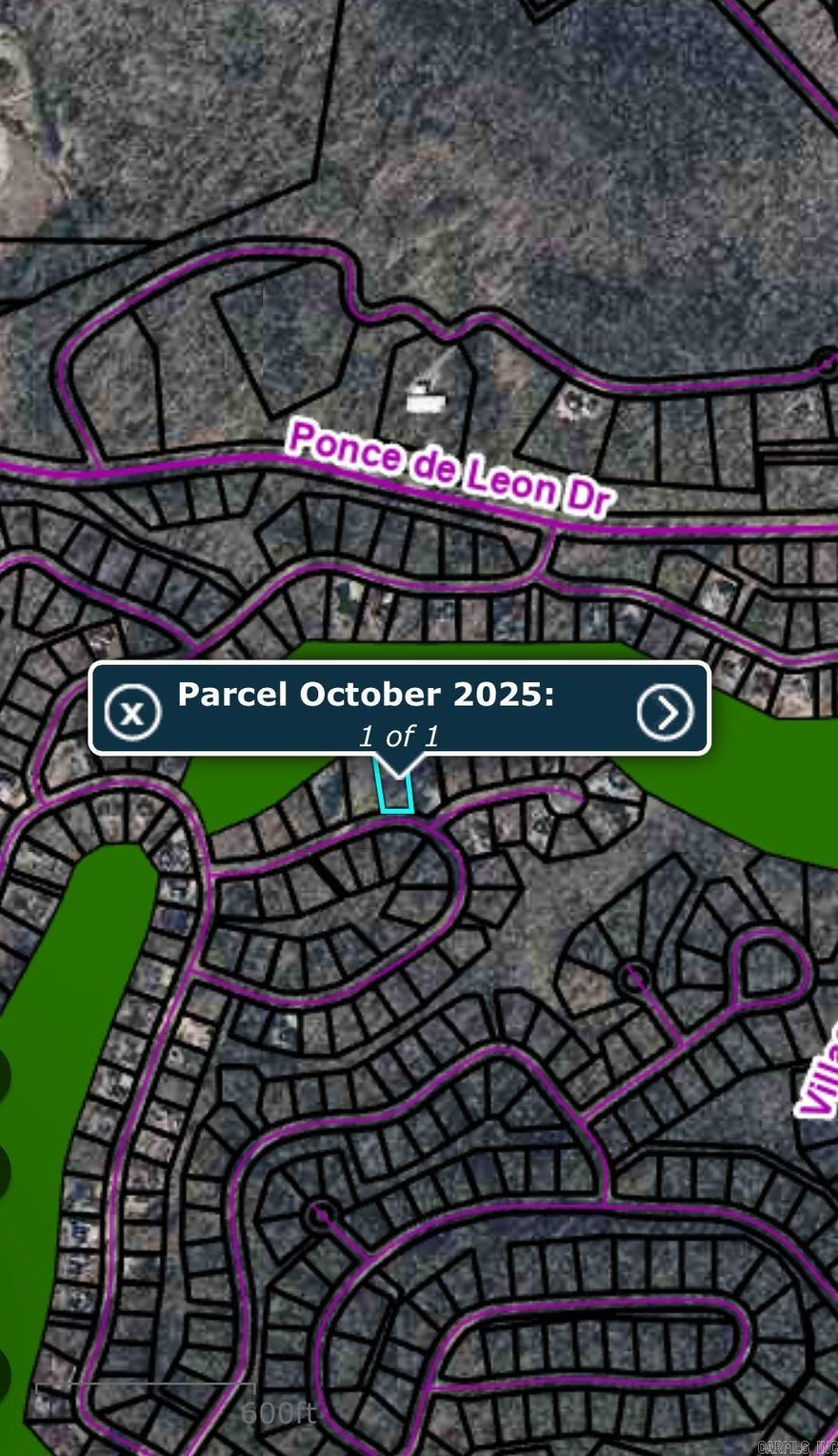 Buildable lot located on Ponce de Leon Golf Course in the gated community of Hot Springs Village. Be a part of this extraordinary community with 12 lakes and build your dream home on one of the 9 golf courses located in the village. New village owners are subject to $300 one-time POA buy-in fee for undeveloped lots.