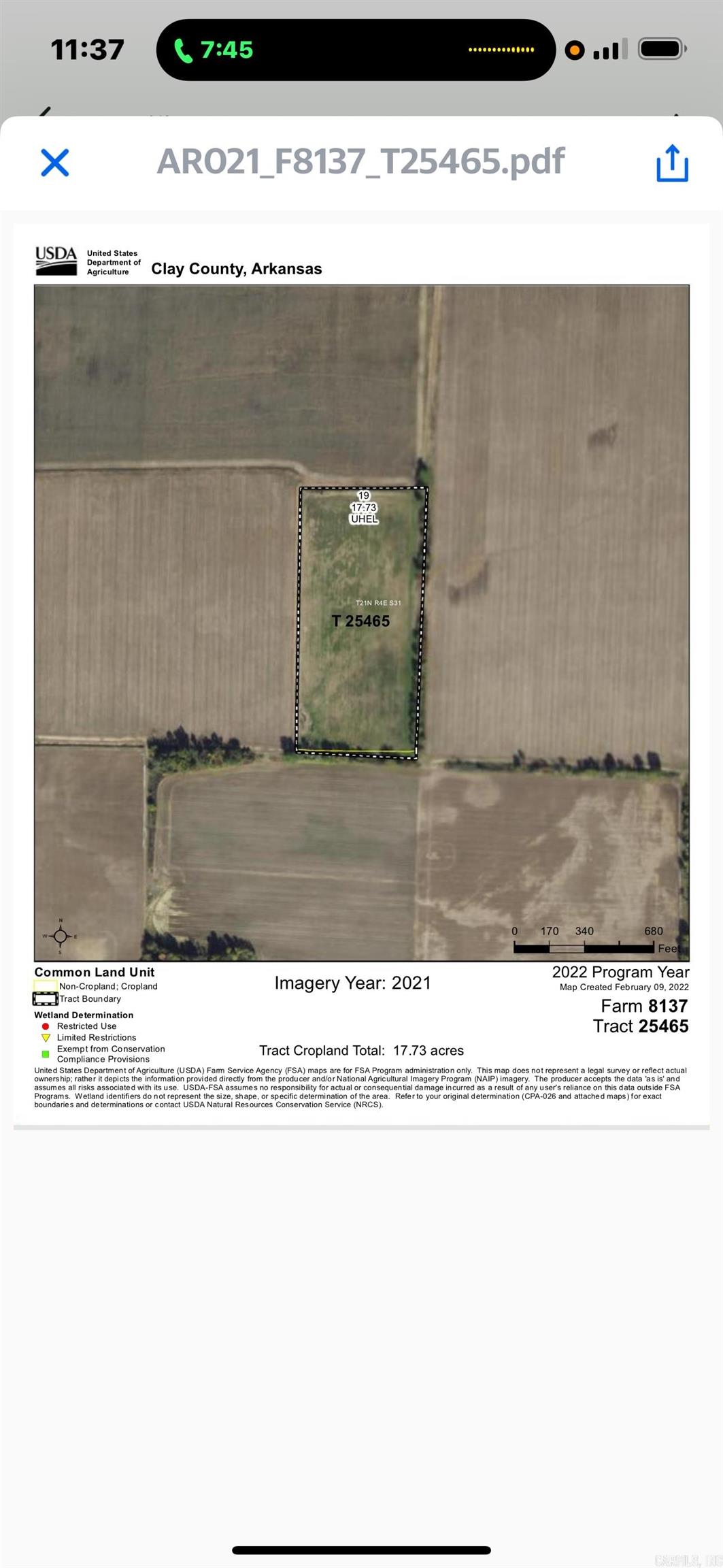 Not in Subdivision - Land