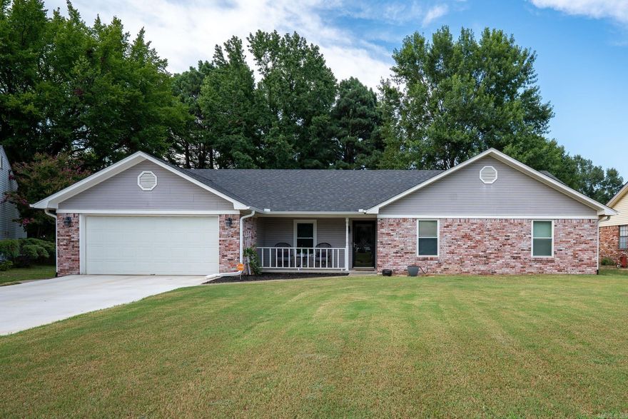 Welcome to 4 Vixen Trail, a meticulously maintained 3 bed, 2 bath home in Jacksonville, AR! This energy efficient gem boasts major updates including a 2019 roof, 2020 HVAC, 2024 wood privacy fence, 2024 updated plumbing and new water heater, and a brand new driveway in 2025. Enjoy peace of mind with 2025 double barrel French drains connected to the downspouts, LeafGuard gutters, and newer windows throughout. The spacious backyard includes 3 storage sheds for all your tools and toys. This home offers comfort, functionality, and efficiency—all just minutes from LRAFB and Foxwood Country Club Golf Course. Move-in ready with pride of ownership at every turn!