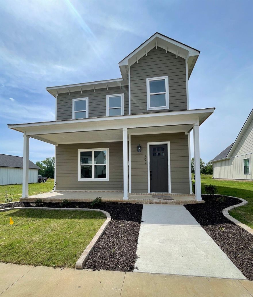 This stunning new construction home in Legacy Farms is nearly complete and move-in ready for its first owners. Designed with upscale finishes and thoughtful details throughout, it features 10’ ceilings on the main level and 9’ ceilings upstairs, creating a bright, open feel.  The kitchen offers quartz countertops, a built-in wall oven, and a spacious pantry, flowing seamlessly into the open-concept living area—perfect for entertaining. The primary suite includes a spa-like bathroom for the owner's retreat.  Built for energy efficiency with 2x6 exterior walls, slab foam insulation, R-21 insulation, a 3-ton HVAC system, and a gas tankless water heater.  Enjoy relaxing on the covered back porch with extra outdoor living space. Located in a convenient subdivision within the Cabot School District, just minutes from town yet tucked away for added privacy. Schedule your showing today!