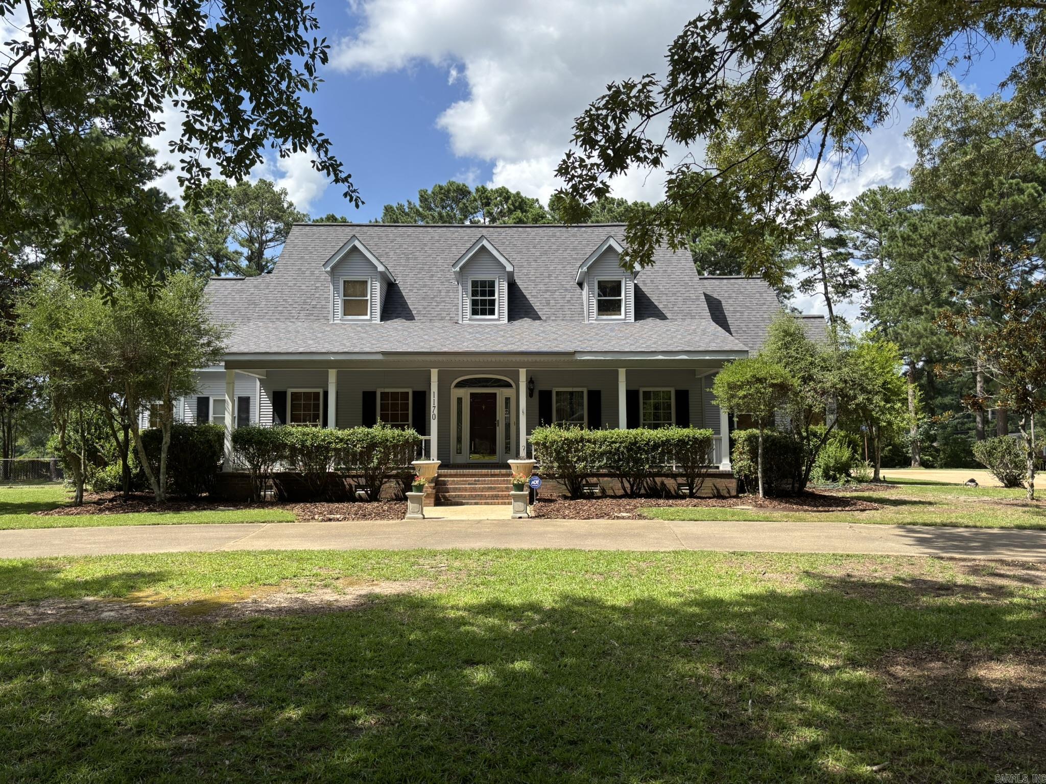Welcome to beautiful 1170 Hollow Hills! 4 bedroom, 3.5 bath home w/ charm & space galore. 3 beautifully landscaped acres, inviting covered front porch & circular driveway, beautiful 20x43 in-ground pool w/ heated & cooled pool house. Gourmet kitchen with double ovens, marble-top bar, & two walk-in pantries. Spacious primary suite w/ a fireplace, poolside views, & a luxe ensuite bath including an oversized marble shower, jetted tub, double vanities, & huge walk in closet. Game room with built-ins & a negotiable pool table. Inviting family room w/ fireplace & double French doors leading to the deck. Charming potting shed w/electricity & water, & a greenhouse, perfect for year-round gardening. Beautiful fenced in yard, whole-house generator, & sprinkler system. *Pre-approval letter needed for showing appointments. Closing & possession of the property are subject to a final estate sale & removal of all items prior to closing.*