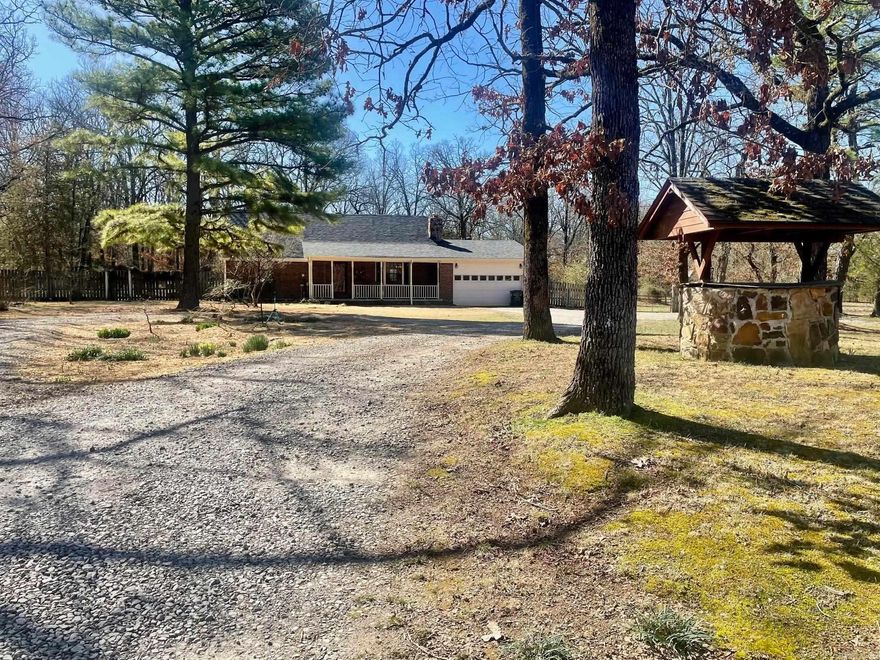 You will love this eclectic home sitting on your own 4 private acres with a country vibe but in the city limits of Conway with a pond, storage bldg and an awesome outdoor hot tub. The property has a well, but and has conwaycorp water as main water source. The property is a rare gem in the city limits of Conway and the home is all electric.  The property has plenty of room to grow your family and raise a garden and/or lifestock. Contact  us today for your private tour. New Roof and New HVAC 2023