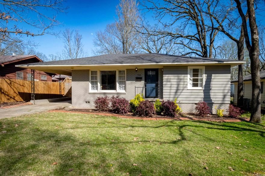 Don't miss this charming 2 - bedroom home boasting a full bath, a convenient half bath, and an additional office space or dining room for versatility. Enjoy the spacious laundry room, a cozy living room, and hardwood floors throughout. With an updated interior including bathrooms and light fixtures, this home offers modern comfort. Step outside to a large backyard with a patio, perfect for entertaining on a level lot. Additional information includes covered parking, new sewer line, HVAC plus ductwork, water heater, dishwasher and privacy fence.