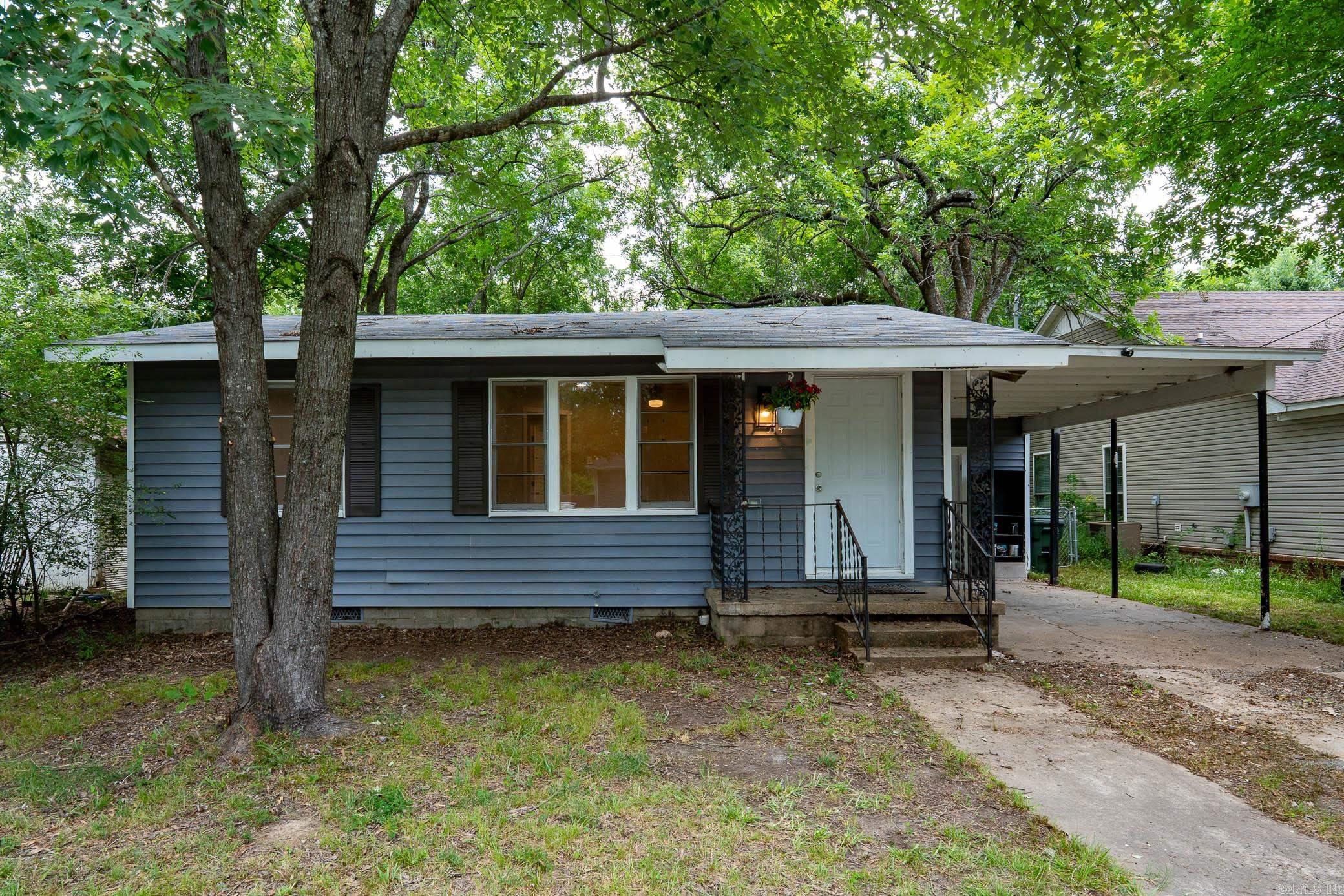 Cute 3 bedroom 1 bath home in Conway with updates. Updates include new roof, water heater, sheetrock, light fixtures, kitchen appliances, cabinets, countertops & backsplash, full bathroom update, and updates to the plumbing and electrical. There is a carport, back deck, nice sized fenced in backyard, and it is located in the heart of Conway.