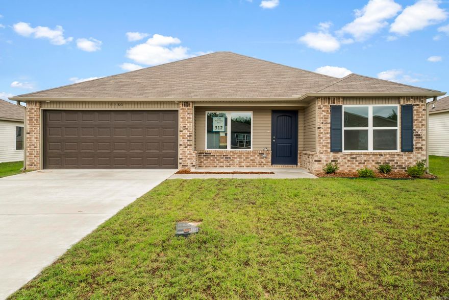 The Carnegie II plan is the 4-bedroom you're looking for! Bedroom 4 is set to the front of the house, which makes it perfect for use as a bedroom, office, craft room, and more! The Master Suite is set to the rear of the home for added privacy. Come tour it today!  Valuable upgrades included in this home: soaker tub/shower combo in Master Bath, plumbing faucet upgrade 2, 8" deep Kitchen sink, 16" laminate bar top in Kitchen, Luxury Vinyl Plank flooring in wet areas and Living Room and adjacent hallways, raised ceilings in Living Areas per municipal requirements, fiberglass exterior doors, Cheyenne style doors, baseboards level 2, double bowl vanity in Master Bath, level 1 ceiling fan in Living Room, full sod, microwave hood in Kitchen.   *** AGENTS, PLEASE SEE SHOWING REMARKS OR AGENT REMARKS FOR VERY IMPORTANT INFORMATION. ***  THIS HOME IS SCHEDULED TO BE COMPLETE IN MID JANUARY 2025.