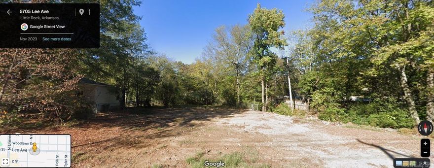 Hillcrest lot on Coleman Creek under $60K!!  This lot in the Hillcrest Design Overlay District is priced at nearly half of the county appraised value!  This flat lot is platted 70' along Lee Ave x 100' deep.  It is zoned R3 for single family residential use and yet also permits duplexes as a conditional use as approved by city.  The home that was previously on this site was demolished after a fire.  The lot is in Zone AE of the flood plain and the homeowner carried flood insurance at a nominal rate of less than $600/year.  A new dwelling could potentially be built to be above the levels that would require flood insurance.  Stakes have been placed on the property to show approximately where the lowest finished floor would need to be to acheive this.  Consult with your contractor and surveyor/engineer to plan your next home or investment opportunity!