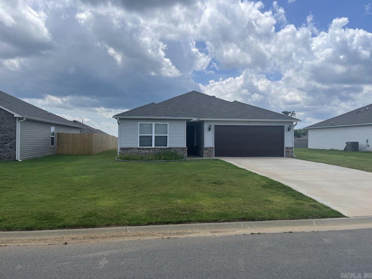 Step into this modern 3-bedroom, 2-bathroom home, built in 2022 and located in a new subdivision. The open-concept layout seamlessly connects the kitchen (with breakfast bar!) and living room, perfect for entertaining or cozy nights in. Enjoy the convenience of an attached garage and the comfort of a primary suite featuring a walk-in closet and en suite bathroom. This home is move in ready and shows like brand new. Ideal for anyone looking for low-maintenance living! No seller property disclosure.