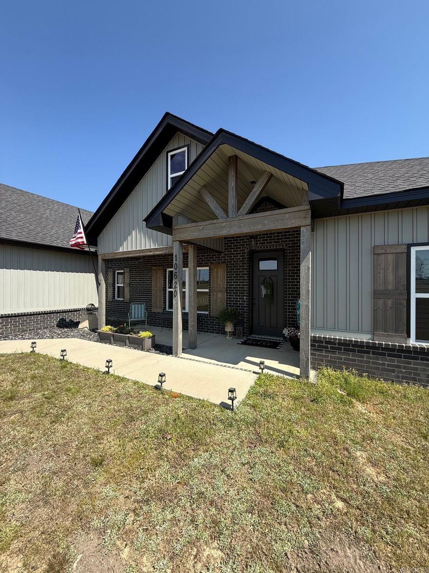 Discover the perfect blend of privacy, space, and possibility with this 4 bedroom 2 bath country-living retreat! Nestled on 1.78 serene acres, this property offers a lifestyle not just a home. The custom wood shutter window treatments, massive primary bedroom closet, leathered granite countertops, and details of this home are beautiful. There is an open kitchen, living area and fireplace. A generous separate pantry has lots of storage. The spacious guest bedrooms and bathroom are perfect for a large family. Enjoy your evenings on the private back patio gathered around the fire and watching the deer and wildlife. High speed, fiber, Internet available