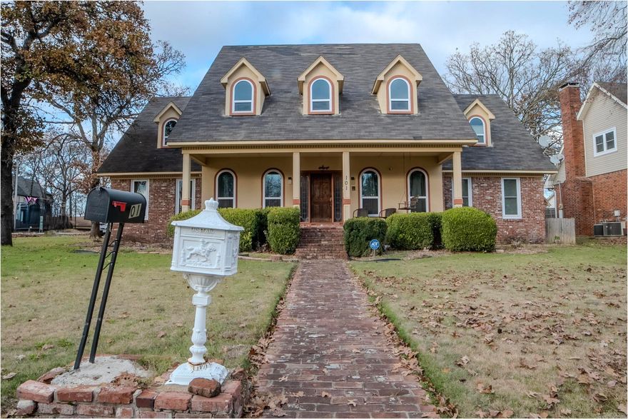 More pictures to come. Welcome Home to this stunning 4-bedroom, 3 full bath & half bath home with a large bonus room. This home has it All! Formal living room, formal dining room, large den with a fireplace, oversized kitchen with an island, granite countertops, double ovens & pantry. The bonus room could possibly be used as a 5th bedroom. The primary suite is located on the main level with a jetted tub & separate shower in the primary bathroom. 3 additional bedrooms, 2 bathrooms, and the Bonus room are located on the second level. There's even a second living room on the 2nd level.  Let's not forget about the heated and cooled Sunroom. Plus, check out the fully fenced backyard with the huge deck, and the circular driveway, great for additional parking. Updates: (New Appliances installed November 2022, All windows replaced September 2023, Stainless Steel ductwork installed April 2023, A few damaged shingles replaced April 2024, Minor foundation repairs-Replaced 5 existing wood piers with new concrete footing and CMU blocks, adding 3 new piers, concrete, wood shims October 2025). Refrigerator in the kitchen to stay with the home.