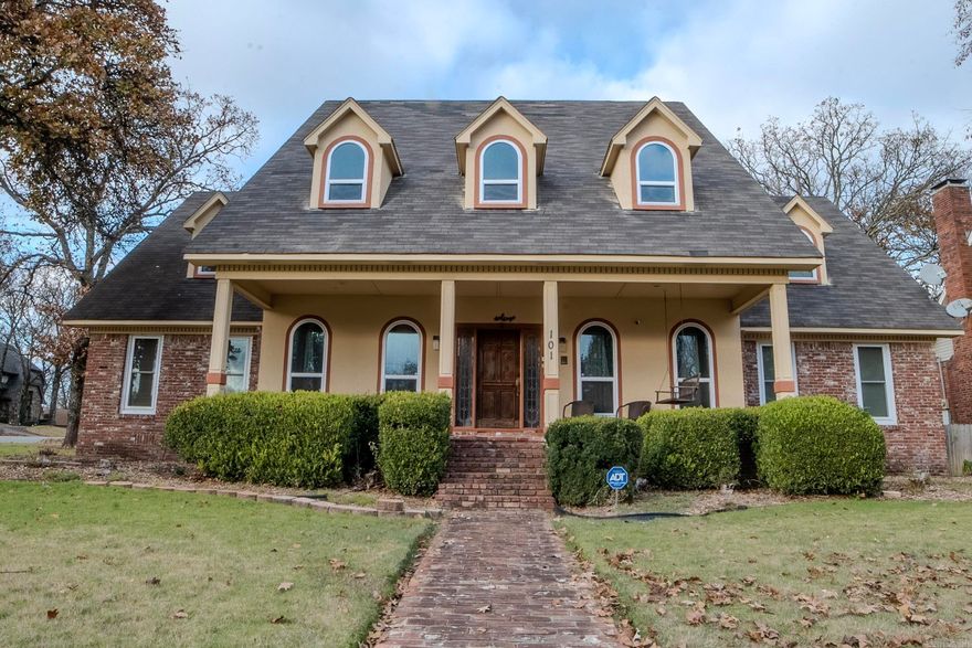 Priced to Sell!! Welcome Home to this stunning 4-bedroom, 3 full bath & half bath home with a large bonus room. This home has it All! Formal living room, formal dining room, large den with a fireplace, oversized kitchen with an island, granite countertops, double ovens & pantry. The bonus room could possibly be used as a 5th bedroom. The primary suite is located on the main level with a jetted tub & separate shower in the primary bathroom. 3 additional bedrooms, 2 bathrooms, and the Bonus room are located on the second level. There's even a second living room on the 2nd level.  Let's not forget about the heated and cooled Sunroom. Plus, check out the fully fenced backyard with the huge deck, and the circular driveway, great for additional parking. Updates: (New Appliances installed November 2022, All windows replaced September 2023, Stainless Steel ductwork installed April 2023, A few damaged shingles replaced April 2024, Minor foundation repairs-Replaced 5 existing wood piers with new concrete footing and CMU blocks, adding 3 new piers, concrete, wood shims October 2025). Refrigerator in the kitchen to stay with the home.