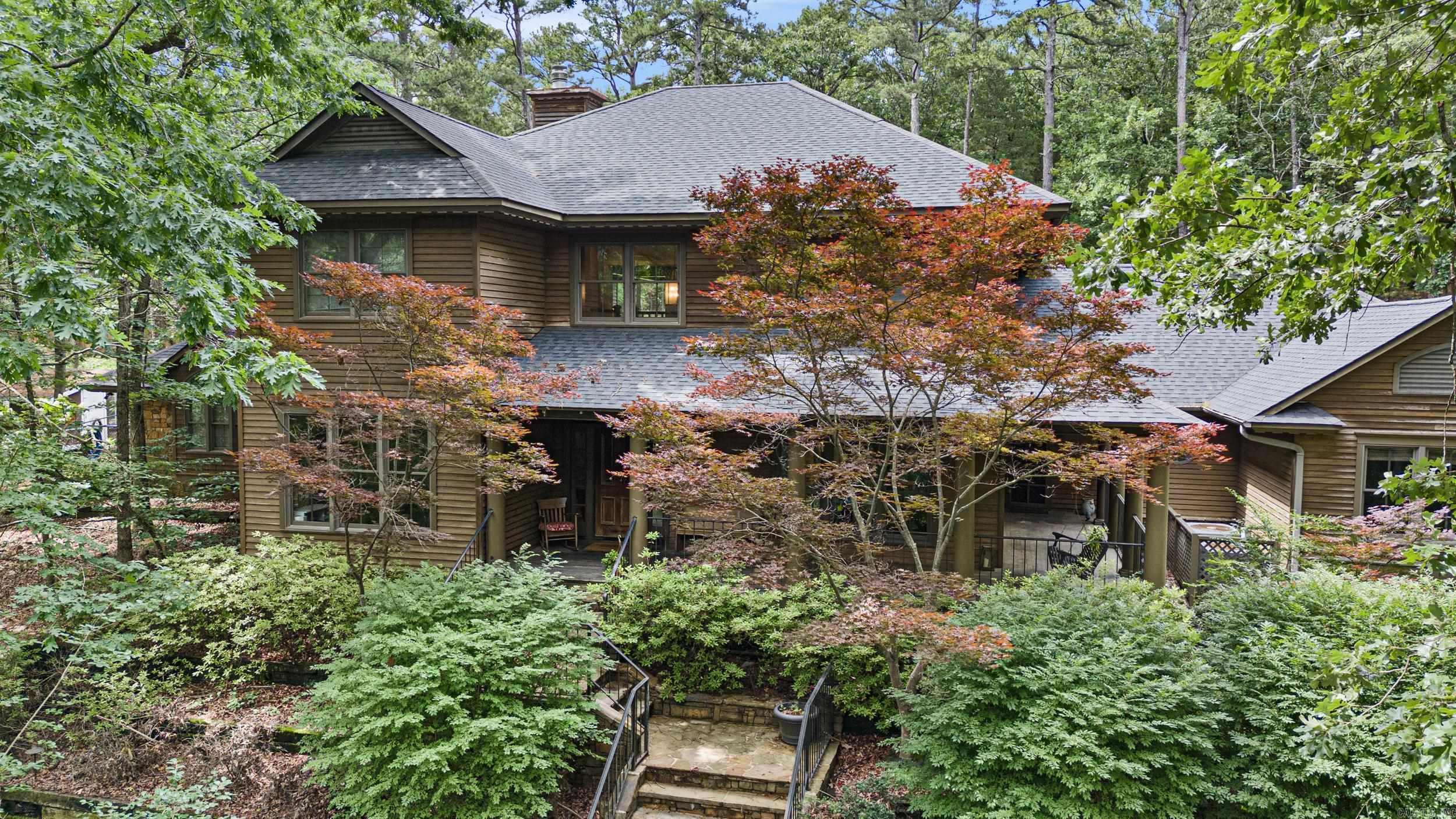 Welcome to your dream home—where luxury meets space and comfort. This stunning 5,310 sq ft residence offers a grand layout featuring 4 spacious bedrooms, and 4.5 beautifully appointed bathrooms. The extra-large master suite boasts a cozy fireplace and spa-like bath, creating the perfect personal retreat. At the heart of the home is a gourmet kitchen designed for both everyday living and entertaining, complete with high-end finishes and plenty of prep space. The large game room is currently used as a fifth bedroom, offering ultimate flexibility for your lifestyle. Step outside to your own private paradise—this home sits on a secluded wooded lot with a large outdoor entertaining space; perfect for grilling, cooking, and making memories. Dive into the in-ground pool with a diving board or unwind under the stars in your own serene backyard escape. Additional highlights include a large garage with ample storage, plus a detached shop ideal for hobbies, projects, or extra storage. Don’t miss this rare opportunity to own a truly high-class home that combines elegance, space, and functionality in a tranquil, private setting.