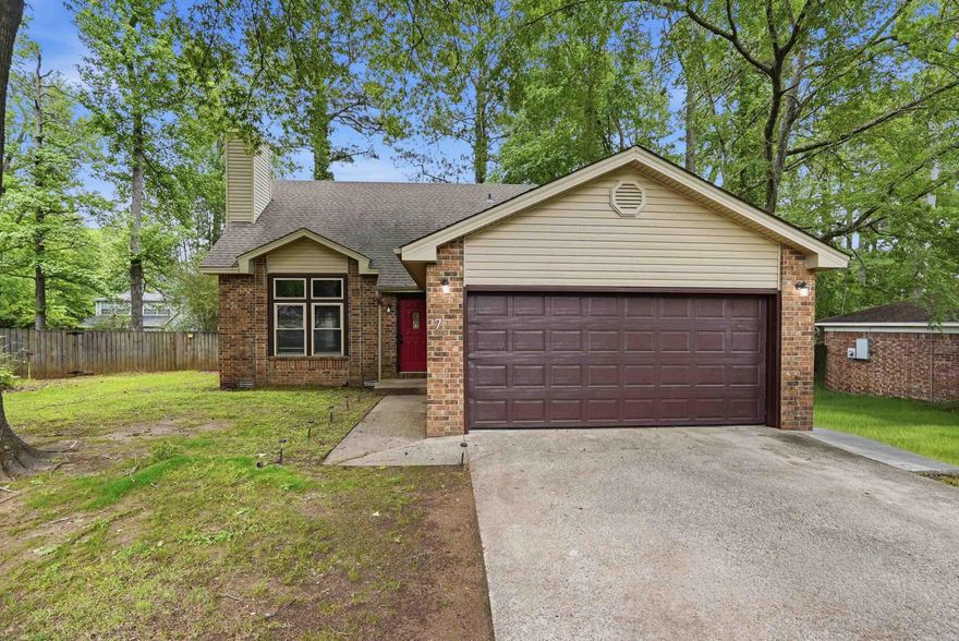 This charming 4-bedroom, 2-bath home is perfectly situated on a quiet cul-de-sac.  The main level features durable luxury vinyl flooring, while the upstairs—home to three of the four bedrooms—offers cozy carpeting for added comfort. The thoughtful layout provides both functionality and privacy, making it ideal for families or guests.    Step outside to a fully fenced backyard with a spacious deck, perfect for entertaining, grilling, or simply enjoying your own private retreat.    Located in the sought-after Otter Creek area, residents enjoy access to fantastic amenities including a gated entrance, swimming pool, tennis courts, walking trails, and a welcoming neighborhood atmosphere. Plus, you’ll love the convenient access to I-430, I-30, I-630, and nearby shopping, including the outlet mall.    This home blends comfort, convenience, and community—ready for you to move in and enjoy!