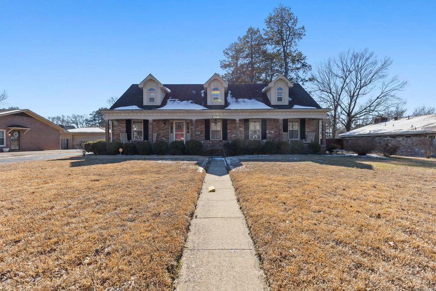 Check out this beautiful home close to the Pine Bluff Country Club, and all amenities that an area could offer!  Step into beautiful tile and wood floors on the first floor and new carpet upstairs and throughout the home in the carpet areas. Granite counter tops with solid stained wood cabinets in the kitchen, some updated bath areas as well as new paint in this amazing floor plan in this home for a growing family.  Formal dining and living areas, as well as a large den for family gatherings. Beautiful fenced yard, Large carport and storage building. Call me today to take A TOUR!