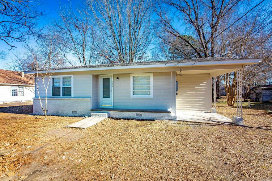 Welcome home to this charming, fully remodeled 2 bedroom, 1 bath home located in the heart of Beebe. Thoughtfully updated throughout, this home features a brand new roof, new flooring, fresh interior and exterior paint, new light fixtures, and beautiful new granite countertops. The spacious layout offers plenty of room to live and entertain, while the large yard provides endless possibilities for outdoor enjoyment. A convenient carport adds extra functionality. Close to local schools, shopping, and dining, this move-in ready home blends modern updates with timeless charm. Schedule your showing today!