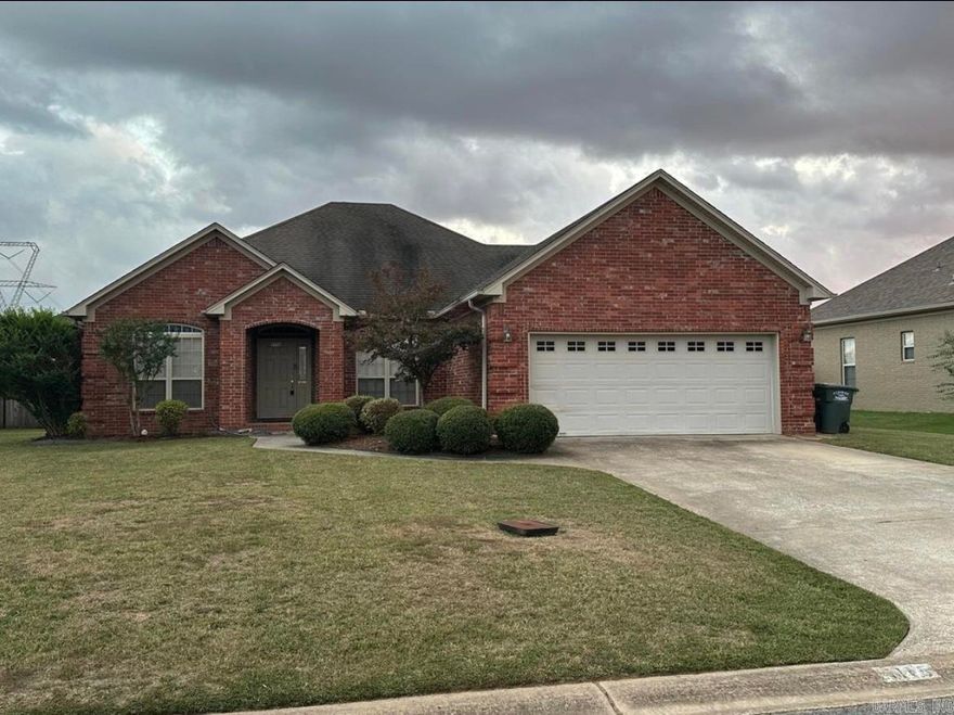 Great family friendly neighborhood! Westin Park Community Pool and playground in the neighborhood. This 4 bedroom, 2 bath, has a large backyard fireplace and a brick storage building. New flooring and paint through out
