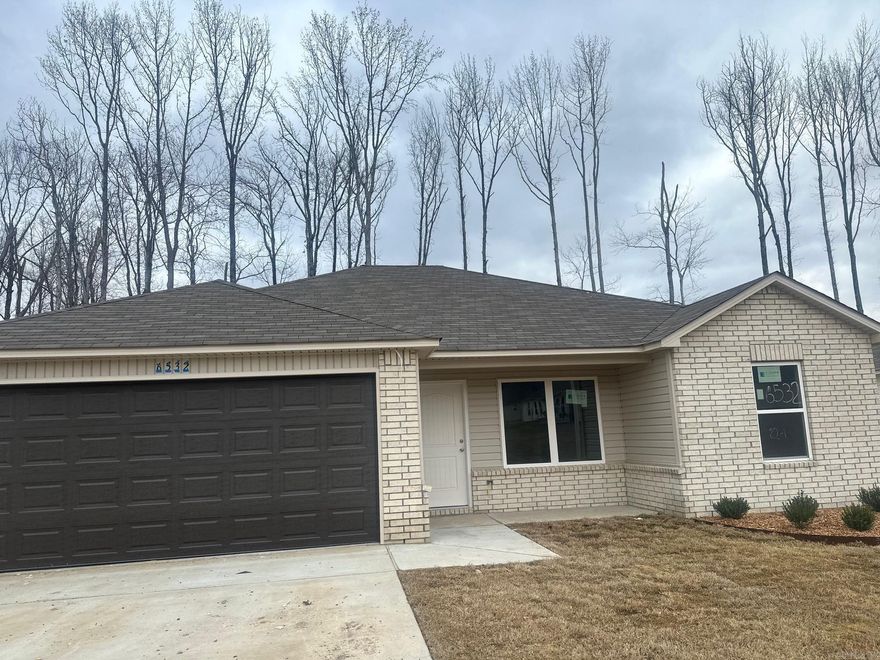 Franklin plan  Upgrades in this home: soaker tub/shower combo in Master, plumbing faucet upgrade 2, laminate flush bar top in Kitchen, Luxury Vinyl Plank flooring in wet areas and Living Room and adjacent hallways and all Bedrooms including closets, raised ceilings in Living Areas per municipal requirements, Cheyenne style interior doors, baseboards level 2, full sod, microwave hood in Kitchen, smooth top range.   Trammel Loop is one of the most convenient locations in Sherwood - close to shopping, dining, and commuting either North or South with Interstate access just moments away!   PLEASE NOTE: The city that governs this home is SHERWOOD. The mailing address for this property is NORTH LITTLE ROCK because of ZIP Code placement.
