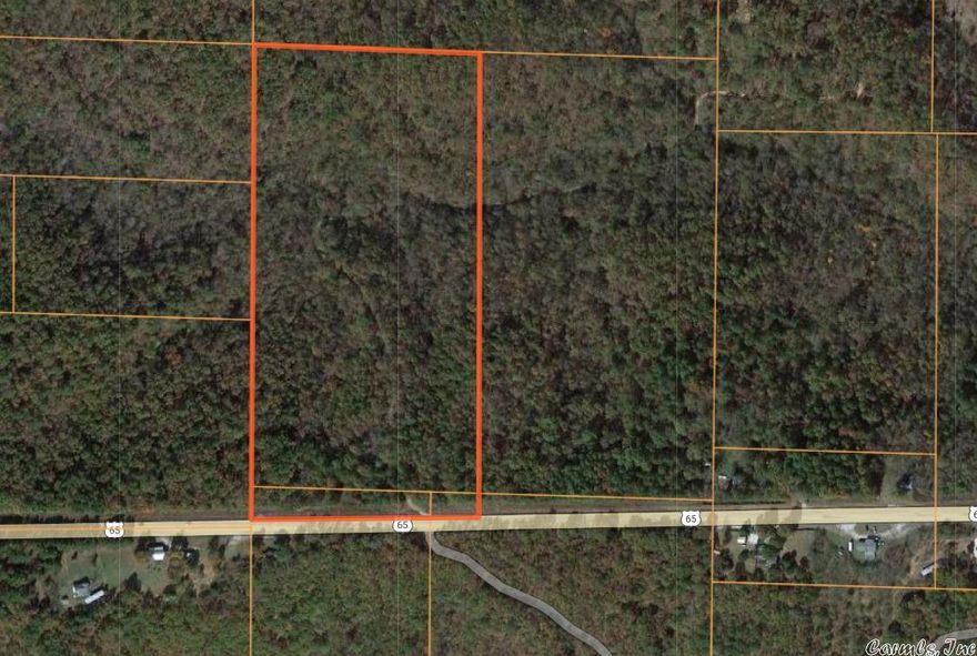 20 Wooded acres located on Hwy 65 N Saint Joe Arkansas Searcy County  Utilities are at the road. Seller Will Finance