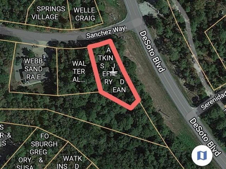 Large flat lot at the front of Sanchez subdivision.  Common to Lake Balboa along a wet weather creek.  A new home is nearing completion on the adjacent lot.  Lot 001 Block 01 Sanchez Subdivision, Saline County, Hot Springs Village AR  $300 Buy-In fee for HSV POA for first time buyers.