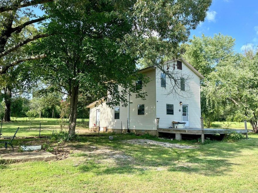 Looking for a quiet home just outside of town? Check out this adorable 3B/1.75 BA home in the desirable Southside School District! This home sits on 1.07 acres and features a fenced in backyard. This home has been updated over the past few years including a new AC unit, remodeled bathrooms, new flooring in the kitchen and bathrooms, new ceiling fans and lighting throughout, wood ceilings, crown molding and all new paint throughout the house. The spacious main bedroom is located on the main level and features double closets and a separate exit to the back yard. Two additional bedrooms and a bathroom are located upstairs. Schedule an appointment today to see it in person!