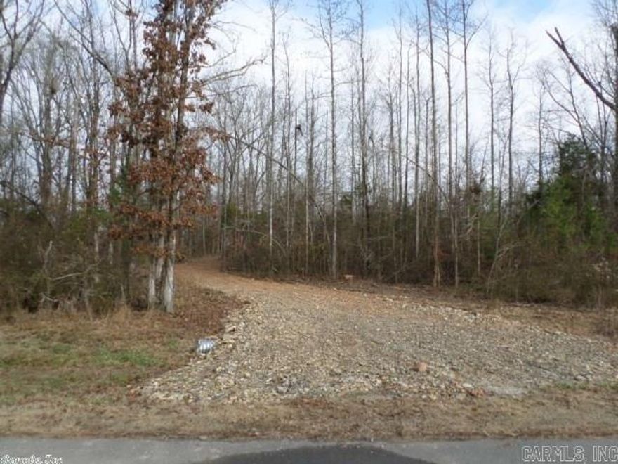 Relaxed Country Living just minutes west of Little Rock. Exclusive gated & restricted subdivision. Road built in to cleared house pad. Bryant School District.