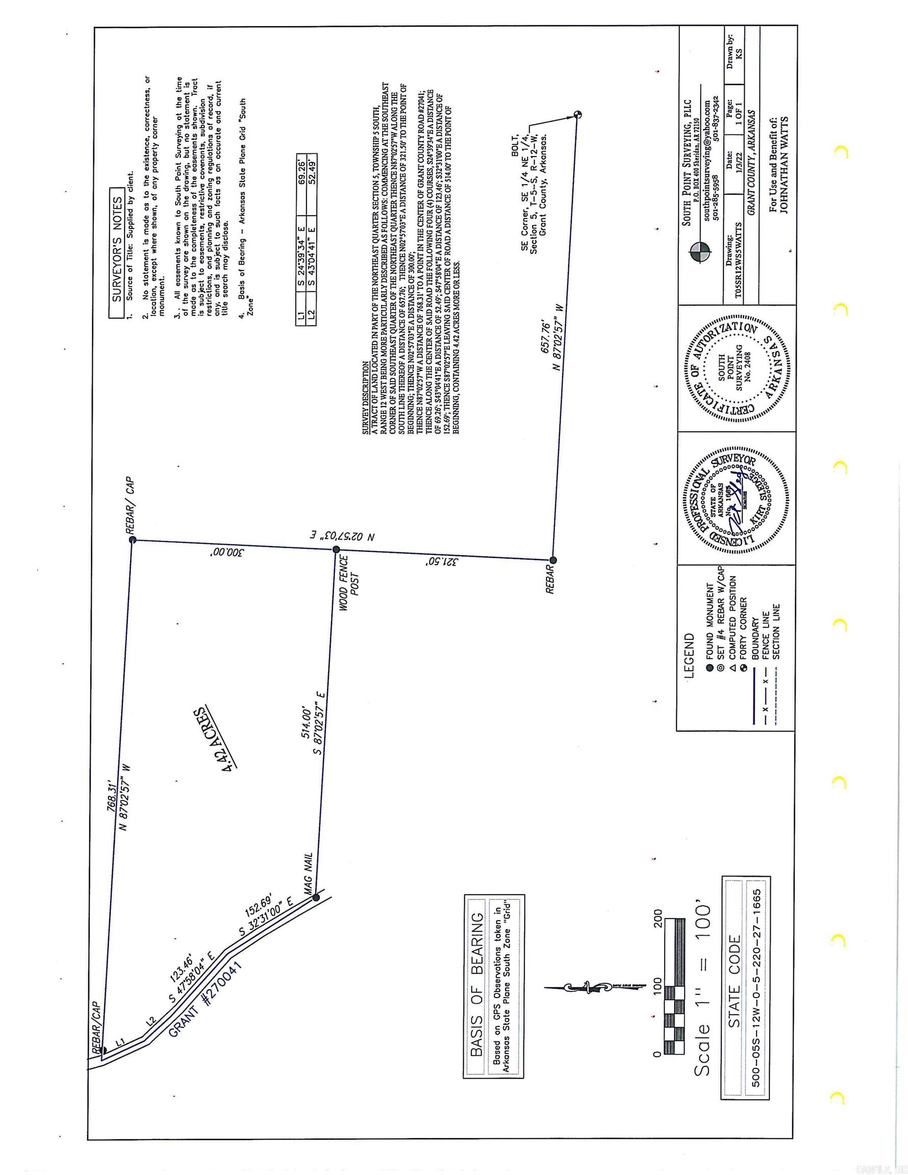 Metes & Bounds - Land