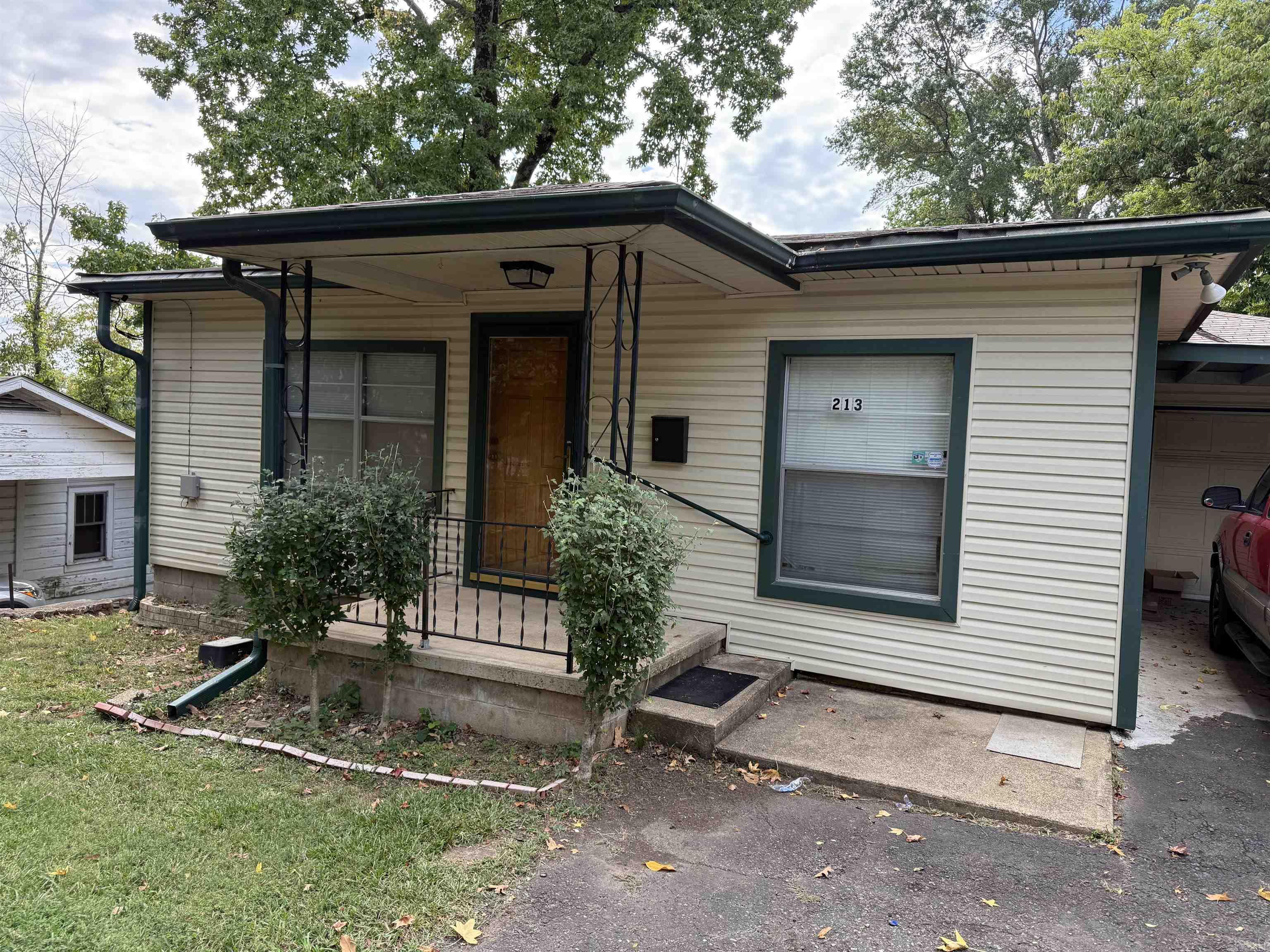 Check out this 3Bd/1Ba Conveniently Located! Currently used as a rental property and tenant occupied, this house has a lot to offer. Spacious living area, separate dining area with built-in china cabinet, separate laundry room, all appliances furnished in kitchen (stove, refrigerator and dishwasher). Stay comfortable year-round with a brand new central HVAC system (Aug. 2025). Outside, the partially fenced backyard is perfect for relaxing or entertaining, and the 1-car garage provides secure parking and additional storage. Perfect for investment or full-time living.