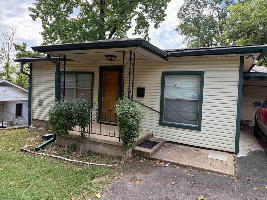 Check out this 3Bd/1Ba Conveniently Located! Currently used as a rental property and tenant occupied, this house has a lot to offer. Spacious living area, separate dining area with built-in china cabinet, separate laundry room, all appliances furnished in kitchen (stove, refrigerator and dishwasher). Stay comfortable year-round with a brand new central HVAC system (Aug. 2025). Outside, the partially fenced backyard is perfect for relaxing or entertaining, and the 1-car garage provides secure parking and additional storage. Perfect for investment or full-time living.