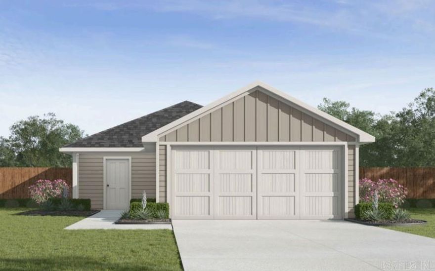Awesome Ashdown plan in Moonlight Meadows, located in Ward, AR! These new construction homes feature modern finishes for comfortable living!  Homes will have LVP flooring and carpet.  In the kitchen and bathrooms, you’ll find beautiful granite countertops. Each home will feature Hardie® siding per plan. These homes come with a programmable thermostat! 10-year limited Homebuyer’s Warranty! Photos may be stock photos, representative of plan only and may vary as built. Annual taxes is an estimate. Taxes are TBD. HOA fees $300! $75 HOA transfer fee. Special Improvement Tax of $495 annually.