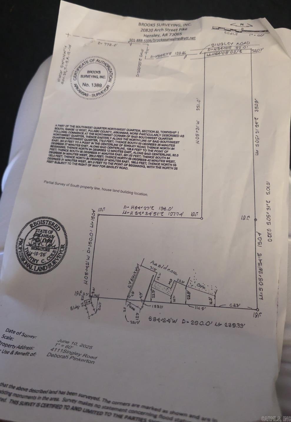 Metes & Bounds - Residential