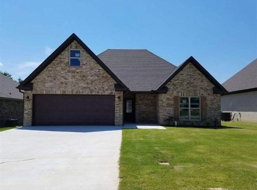 Welcome to 297 Prospect Trail in Jonesboro! Built in 2017 and ideally located near Hilltop, NEA Baptist Hospital, Arkansas State University, shopping, dining, and entertainment, this 4-bedroom, 2-bath home offers comfort, convenience, and thoughtful updates throughout. The open-concept living area is perfect for everyday living and entertaining, featuring a gas log fireplace that has never been used. The spacious primary suite offers a larger bedroom, bath, and closet than typically found in homes this size, complete with a jetted tub and generous storage. You’ll also appreciate the larger closets throughout, easy attic storage access, and a large storage closet in the 2-car garage. Outside, enjoy a privately fenced backyard and covered back porch ideal for relaxing or hosting guests. Major updates in 2020 include new paint, HVAC, roof, windows, and fence. This all-electric home also includes fiber optic internet access.