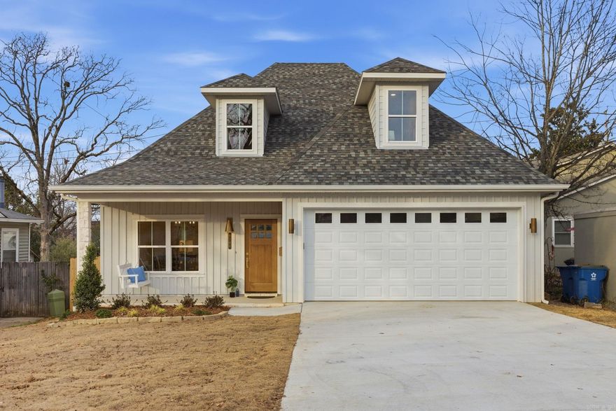 New construction in the heart of Cammack Village—built by a highly respected custom builder with decades of experience! Just completed and ready to be moved into. Exterior features a striking mix of rock with cedar accents and durable Hardie Board siding. Inside, enjoy a no-carpet design and a functional layout on a level lot. The main level offers the spacious primary suite, 1.5 baths, and a room perfect for a formal dining space or office. The chef’s kitchen offers custom cabinetry, quartz slab countertops, and a large island. Upstairs includes 3 bedrooms, a full bath with double sinks, and a game/media room. Step outside to a covered patio overlooking a level backyard—perfect for gatherings or quiet evenings. Quality, style, and comfort in a desirable location make this one a must-see!