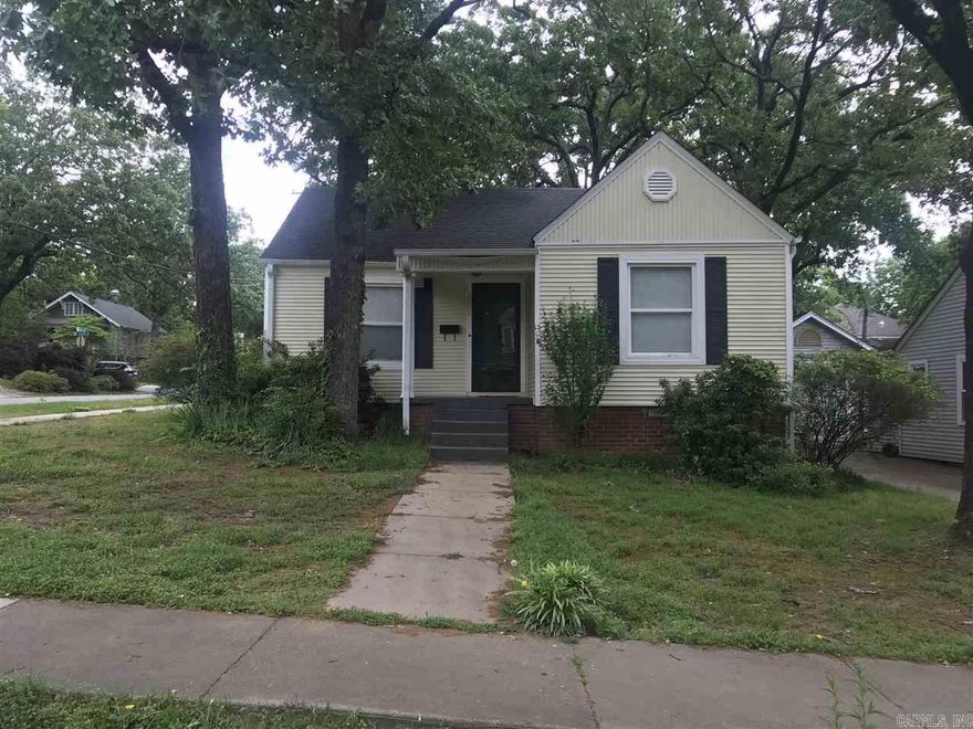 Great two or three bedroom one bath home with all appliances included. Ready for immediate move in. Fenced in yard and on a corner lot. Nice little carport to park under. Upstairs is an extra room with two closets and built in storage drawers that could be an extra bedroom or bonus room. Home offers an eat in kitchen and a separate dining area.