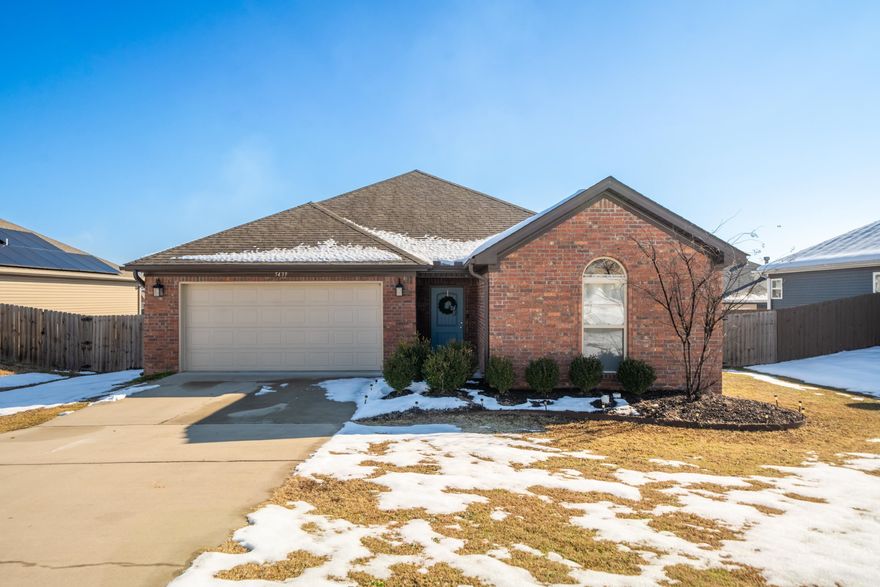 This stunning 3 bed/2ba home is ready for its new owners! Split floor plan boasts a large open living room w/tons of natural light, wood burning fireplace, tall ceilings & gleaming tile floors. So many incredible upgrades w/quality craftsmanship throughout. Gourmet kitchen w/granite countertops, stainless steel appliances, tons of cabinetry and counter space. Primary suite w/double sinks, jacuzzi tub, walk-in-shower & his/her closets. Fully fenced in backyard w/patio that is perfect for relaxing or family entertaining. Come check it out!