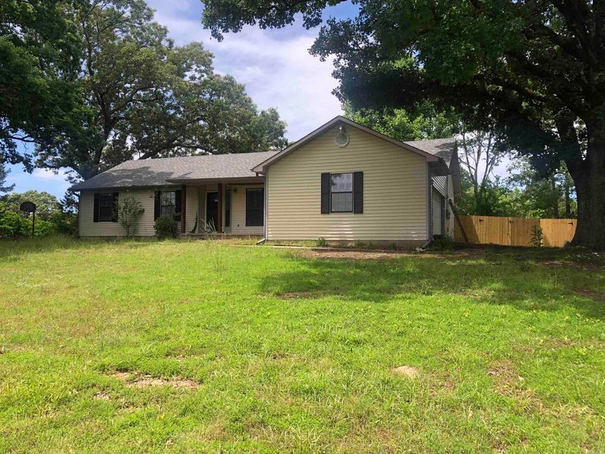 Well maintained home on over an acre. Home has newer furnace and a covered deck so you can enjoy viewing the wildlife. Beautiful mature trees in front yard and the covered deck out back makes this a place you can enjoy!