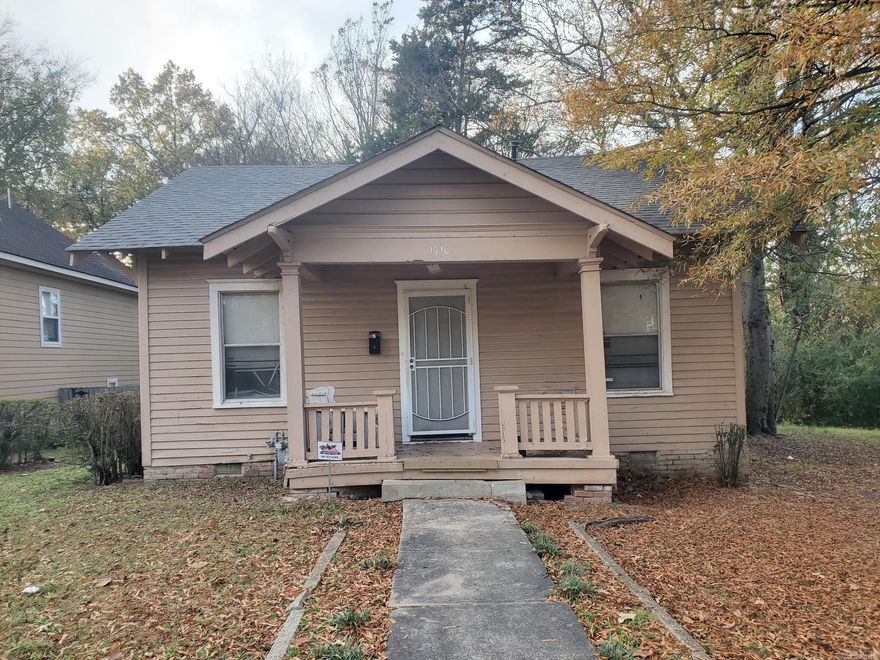 Historic Central High bungalow walking distance to Central High School. This previous investment property has been well cared for and has many updates and tons of potential. Cozy front porch, huge yard/storage building, nice size bedrooms & original claw tub and doors. 100% financing available for those that qualify. SOLD AS-IS. No seller disclosure or termite contract will be provided by seller. Seller never lived in property. Agents, please see remarks.