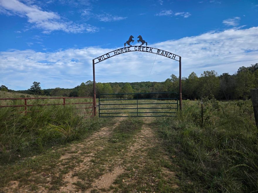 Wild Horse Creek Ranch is on the market, boasting 175 acres of beautiful rolling hills. This property comes with pastureland & woods. Fenced and cross fenced, 5 ponds. 6 if you count the hidden pond in the woods with its own spring. The year-round Wild Horse Creek flows right through the property. There is actually a blue hole in the creek located on the property. The property has two building sites already on it. With power, water and septic systems already installed. 1 building site has a partially completed Log home that was relocated from Guntersville, Alabama. It still needs completed but is under roof. It is a 2 story 2400 sq ft home. It also has 2 HVAC units one is completely installed and working. The well is 500 ft deep. The 2nd building site has a footing already poured, power, water, and septic system there as well. Both sites have NEXT Fiber Optic internet.  There are beautiful sunsets and sunrises to be enjoyed here forever. The hunting is incredible with all the deer, turkey, rabbit, fox, squirrel possibly even bear. The shooting house stays with the property. This is a rare opportunity to own your own ranch, farm and hunting land all in one. Schedule a showing soon.