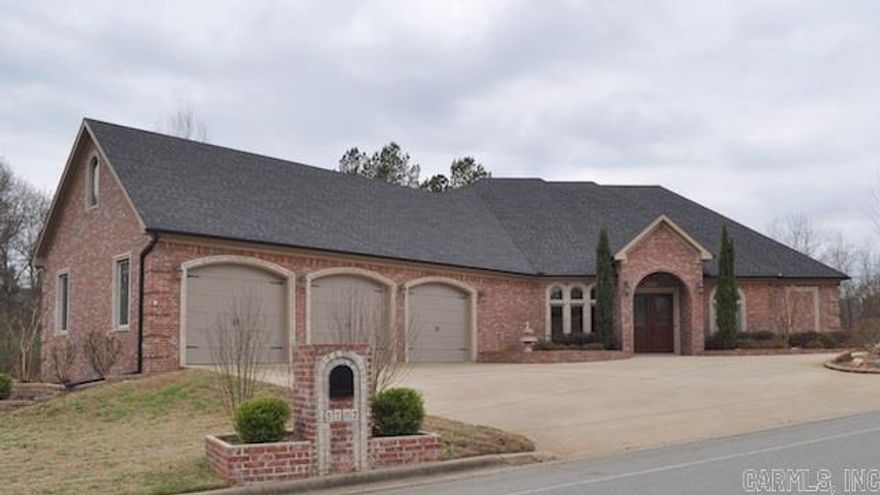 BEAUTIFUL HOME BOASTS EXTENSIVE CROWN MOLDING WITH ALL 8 FOOT DOORS. HUGE GREAT ROOM WITH FIREPLACE & SURROUND SOUND. FORMAL DINING & OFFICE FEATURE HEAVY CROWN TOO.  KITCHEN HAS GORGEOUS GRANITE & BACK SPLASH WITH A BREAKFAST BAR, EAT IN AREA,5 BURNER GAS STOVE & CONVECTION OVEN. SPLIT BEDROOM PLAN WITH MASTER SUITE AREA= ENTRANCE TO COVERED PATIO, GRAND MASTER BATH WITH SPA TUB & SEPARATE SHOWER & AWESOME CLOSET LAUNDRY HAS SINK. COVERED PATIO & EXTRA LANDSCAPING OUTSIDE. WONDERFUL 3 CAR GARAGE!!