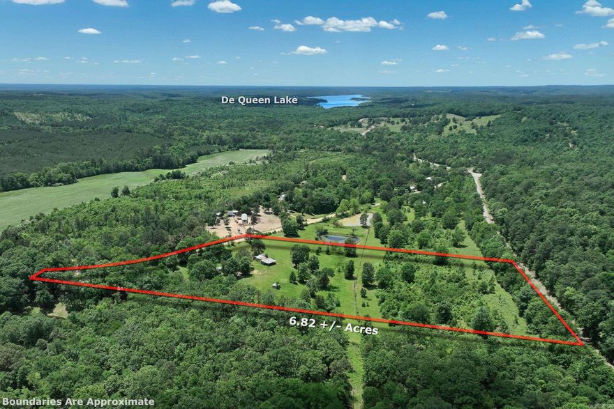 6.82+/- acres of what is primarily pastureland is waiting for you to make it yours! The property is partially fenced and is a 10 minute drive from DeQueen Lake! Want to build a wedding venue, air B&B, or your dream home? This is the prime place to do it! Call or text the listing agent today to schedule a time to see this property before it sells!
