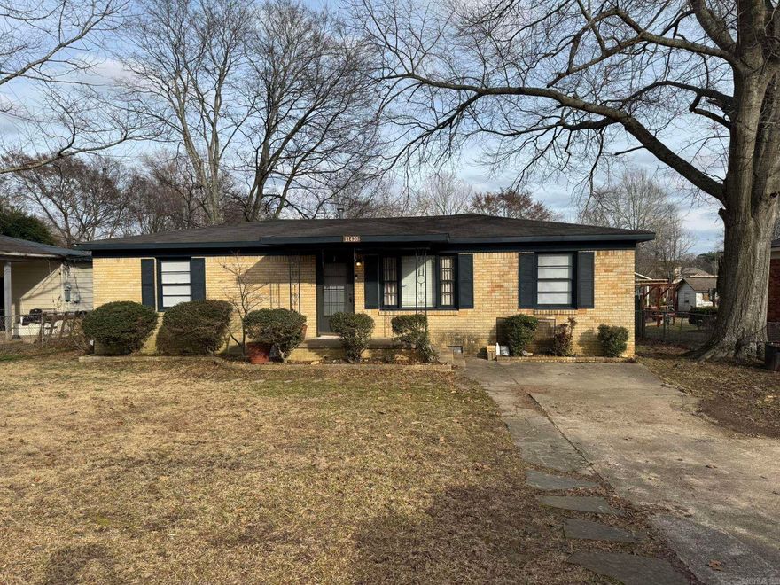 Let's take a look at this charming move in ready home.  MUST SEE this 3 bedroom 1 1/12 bath on .49 acre. In a great neighborhood close to I-40 (1 Mile) Bryant, Benton just minutes away, shopping, restaurants, entertainment.  This home has had several updates done including, sheetrock, New HVAC In Sept. 2025, the roof was replaced about 12 years ago. New meter Loop, Electric panel, New LVP flooring in some rooms. New paint. new doors, Original Hardwood floors in bedrooms and kitchen.  Front yard has sprinkler system installed. (Rain Bird) Fenced in back yard with lots of room to run. The back yard has lots of Bamboo that you could keep for privacy or cut down. Yard runs deep behind this home. Safe neighborhood.  Make this your new home at a GREAT price listed under $150,000   Hurry this will go fast. call listing agent/ or your agent for private showing and get your offer in quick. SEE AGENT REMARKS
