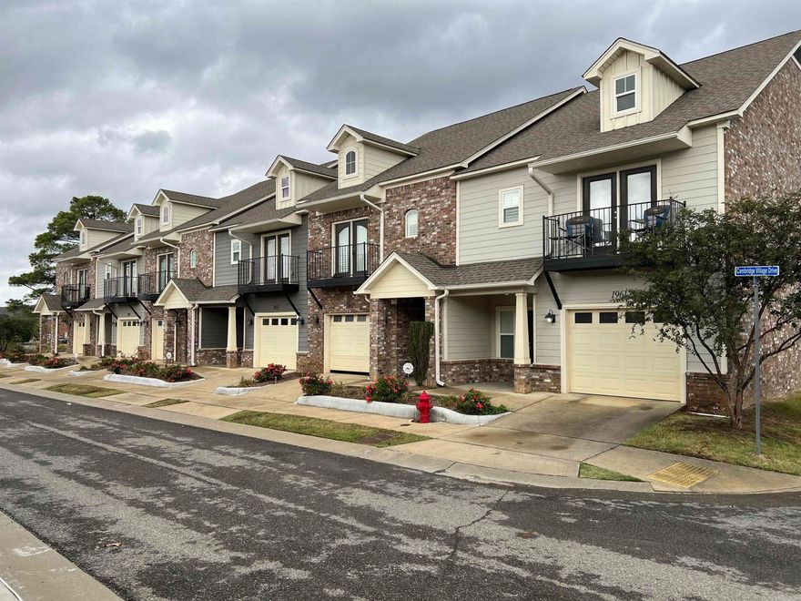 Spacious and luxurious town homes located near all restaurants and necessities. There are 6 craftsman style units that consist of 3 bed, 2.5 bath, and a single car garage. Upgraded amenities include private balconies, open floor plans, hardwood, tile, and carpet, granite counter tops, electric fireplace, walk in closets, tile showers, and a breakfast bar. Individual address of all 6 units include 1961,1967,1973,1979,1985 Cambridge Village Dr