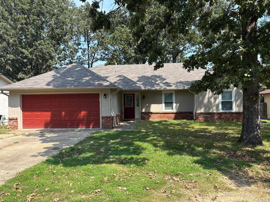 This one in Sherwood with a new roof and repairs made is in tip top condition, ready to go, and has the versatility of being perfect for either a family or single person;  Its 3 bedrooms, 2 full baths, and 1,404 sq ft are well proportioned and make for a good flow to the house;  It features a large great room with a vaulted ceiling and exposed wood beam, a nice kitchen with breakfast bar and adjoining dining area (refrigerator conveys), laminate flooring throughout (no carpet), and updated vinyl windows.  Outside you have a large, flat lot and yard that is fully wood fenced as well as a storage building.  With this one you'll get the advantages of a peaceful feeling neighborhood that feels off the beaten path but is right in the thick of all of the commerce and conveniences one would want.  Come see it today!!!  (Realtors please also see agent remarks.)