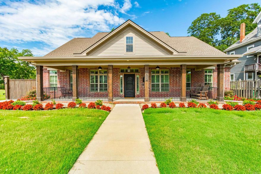 Discover unmatched luxury in Downtown Little Rock, steps from the vibrant SOMA district. Lavish charm emanates from every corner, defined by 12 ft coffered ceilings and the allure of real hardwood floors, crafting an irresistible ambiance. The heart of this home is an open-concept masterpiece, merging an extended foyer, elegant seating, and a grand great room. Entertain effortlessly at the well-appointed wet bar w/ a wine refrigerator and ice maker, perfect for hosting exquisite gatherings. The gourmet kitchen is a haven of culinary delight, featuring a sprawling island, luxury cabinets, gas stove with a convenient pot filler, double wall ovens, and a walk-in pantry doubling as a storm shelter. Retreat to your personal sanctuary in the primary suite. The ensuite is a work of art, boasting a rainfall double shower, make-up bar, and lavish walk-in closet w/built-ins and an armoire. Plus, a versatile flex space or parlor, and separate office. The screened porch, is an outdoor haven where relaxation embraces style. The backyard, secured by an electric gate, leads to rear garage parking. Every detail of this home has been meticulously curated to create upscale luxury living!