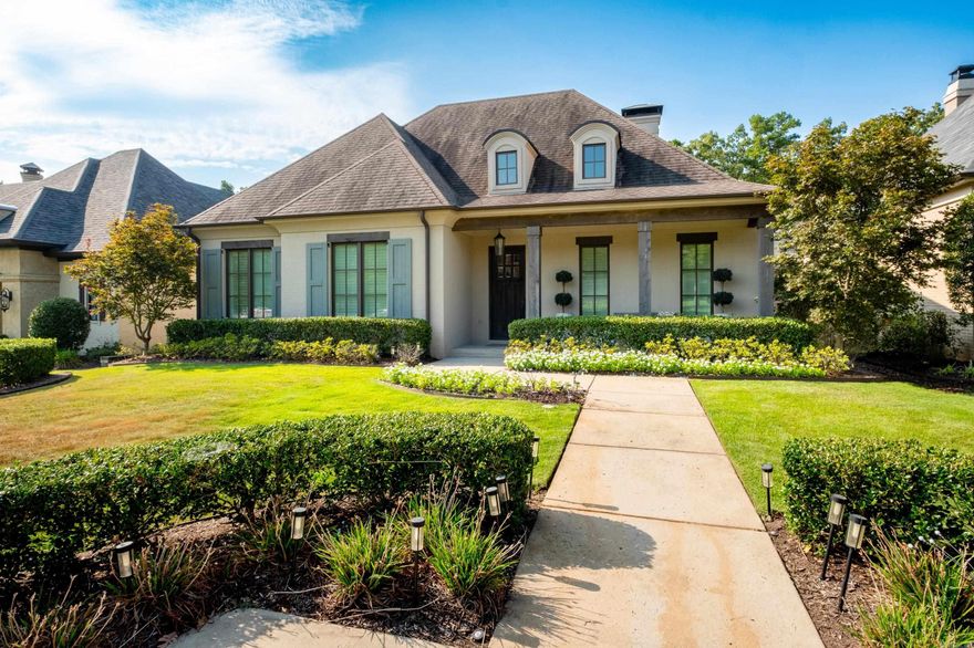 Gated Chenal neighborhood, rare one level custom finishes. Easy access to Chenal Country Club and clubhouse. Hardwoods, plantation shutters, office/exercise room with French doors, smart home features. Open living - entertainers dream with 3 sets of doors that open to an inviting outdoor living space, covered patio complete with fireplace, outdoor kitchen. Chef's kitchen with double oven, 6 burner cooktop, large island breakfast bar. Primary suite is oversized - soaker tub, dual shower heads, spacious closet. All bedrooms have en-suite baths. Back load 3 car garage with golf cart charging area. HOA dues cover all lawn maintenance, fertilizer & seasonal flowers. No showings until Sunday, August 18th.