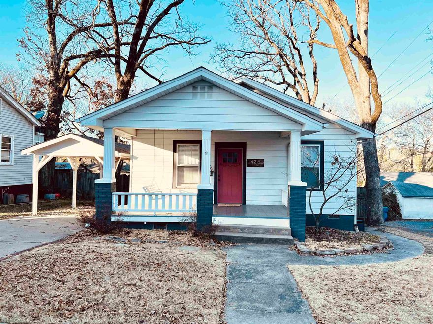 Wonderful home in Hillcrest! Covered front porch with front porch swing, two living areas with room for a large dining table, updated kitchen and baths, super cool outdoor entertaining area downstairs, carport. Easy walk to restaurants and shops close by.