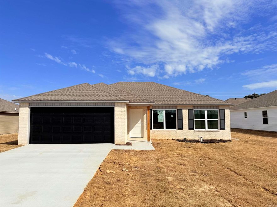 This new single-story Fulton plan combines comfort and style. At the center of the home is a welcoming living room and a peninsula-style kitchen that can double up as a dining space. A rear door leads out to the covered patio. Framing this main living area are the two secondary bedrooms and the owner’s suite equipped with an attached bathroom and walk-in closet.  **SEE SHOWING REMARKS & AGENT REMARKS FOR IMPORTANT INFORMATION**