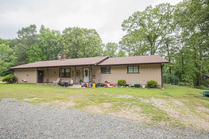 Take a look at this ranch style country home in Prattsville! This 2027 sq ft country retreat blends rustic charm with thoughtful updates, making it the perfect place to call home.  Built in 1979 , this well maintained property offers space & comfort inside & out.  Step inside to find a remodeled kitchen, a dining area featuring concrete countertops, gas stove & updated finishes.  Wood accent beams & the vaulted ceiling make this the most inviting space in the home! The cozy living room is highlighted by a wood stove fireplace with striking rock accents, perfect for those chilly nights.  The spacious primary suite boasts a nicely tiled shower & the hall bath offers double vanity and a tub shower combo with tile details.  Additional highlights include: Added mudroom for extra storage and convenience.  Covered back porch for relaxing and enjoying the outdoors.  2 car garage & a 20x24 shop with electricity, concrete floors, double doors & window unit.  On the home the roof was replaced in 2016, Ac installed 2016 & newer light fixtures. There is a gas water heater & gas furnace.  Sitting on 1.42 acres, this home provides room to spread out. 24 HR SHOWING NOTICE.