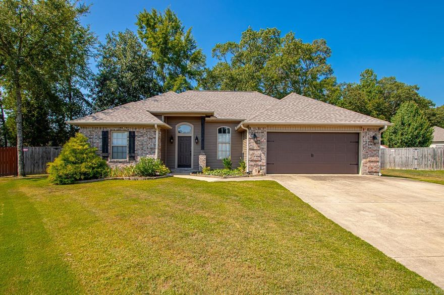 This super cute 3 bedroom, 2 bath home sits at the end of a quiet cul-de-sac and has so much to love! Inside, you'll find high ceilings, a comfortable layout, and tons of natural light. Step out back to enjoy the spacious backyard with a cozy firepit area and cute patio—perfect for relaxing or entertaining.  It also features a 2-car garage and a new roof installed in 2023 for extra peace of mind. Plus, it's just minutes from Harmony Grove Schools!  This home checks all the boxes—great location, great layout, and great vibes!