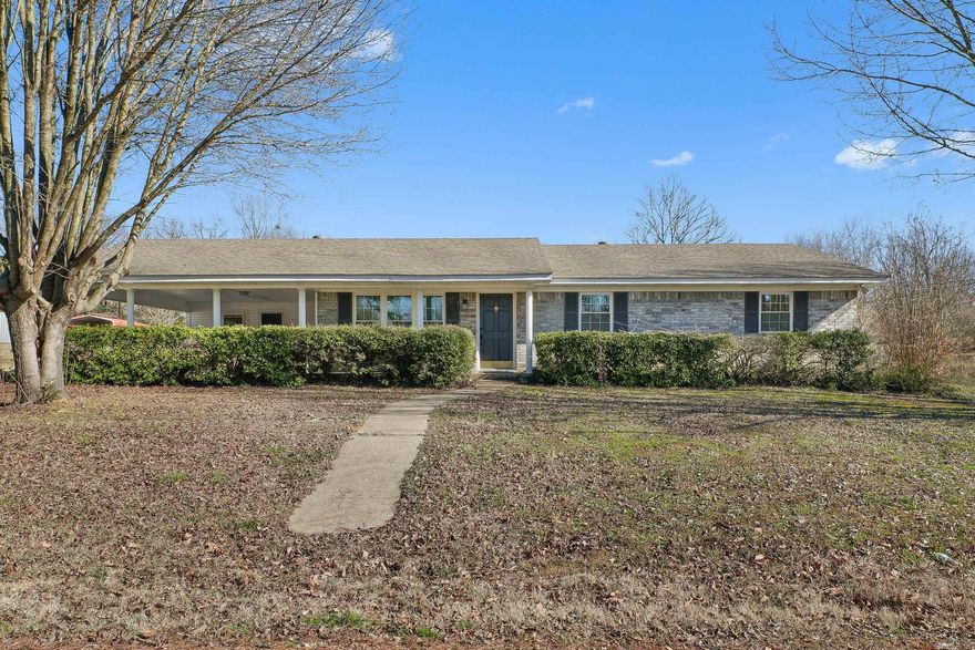 Welcome to this charming 3-bedroom, 2-bath home nestled in the heart of DeQueen, AR. With 1750 sqft of living space on a generous 1 acre lot, this property offers a perfect blend of space and convenience. Enjoy the ease of city water and sewer services, along with modern amenities such as a dishwasher and refrigerator included,  two-car carport provides convenient parking. Don't miss out on this opportunity to make this delightful property your new home sweet home!