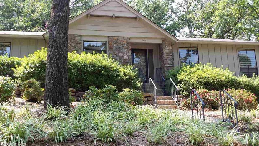 501-786-4302.Great one level on cul-de-sac with large walk out backyard. Beautifully landscaped front yard. Side load garage. Two living areas with fireplace in one. Three bedrooms and two bath rooms. Walk to pool/park and much more. For a tour.