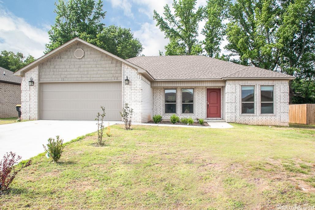 Better than new 3Br 2BA home, only 1 year old. Featuring open floor plan, all luxury vinyl, no carpet, island kitchen with granite counter tops, subway tile back splash, stainless appliances, vaulted ceiling, farm sink, pantry, split floor plan with tile shower, double vanities, large covered back porch. This home is ready for a new family.